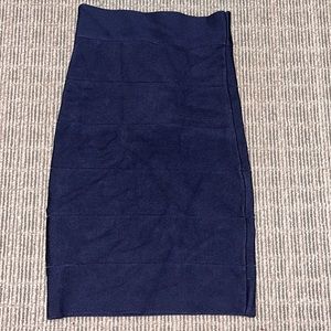 Bandage navy blue skirt